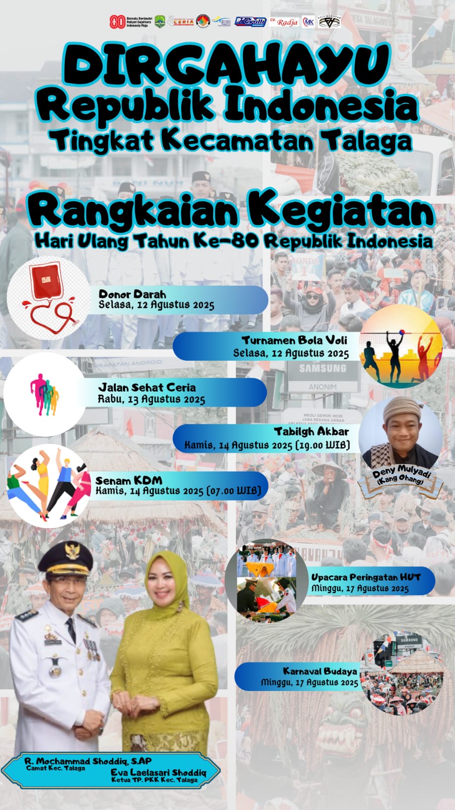 rangkaian Kegiatan Hari Ulang Tahun ke-80 Republik Indonesia